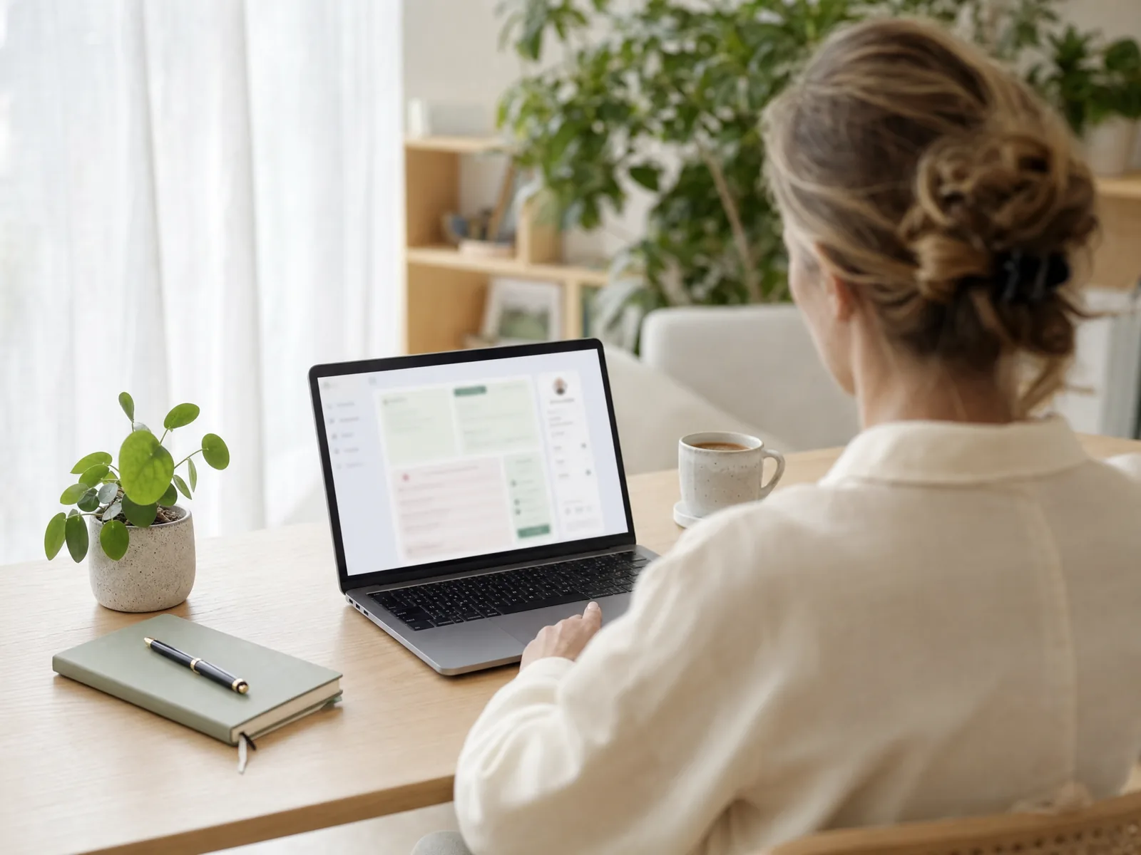 Streamlined medical office with organized digital workflows